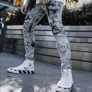 Men’s Bleaches Jeans- black 🖤